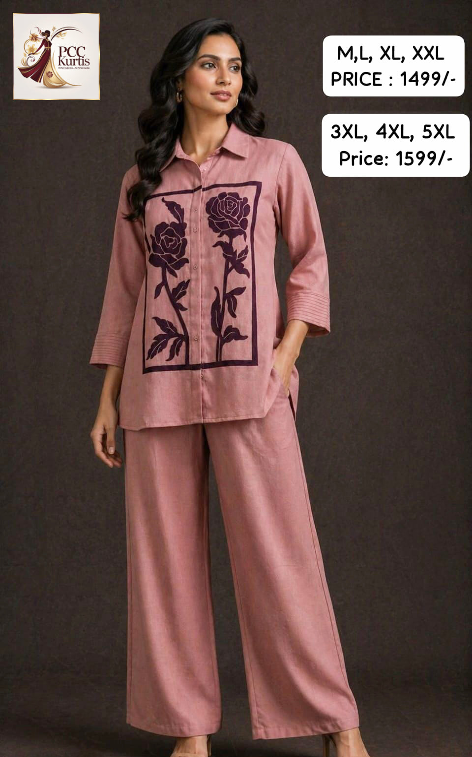 THREAD WORK CO-ORD SET (Ds. No - PCC1020)