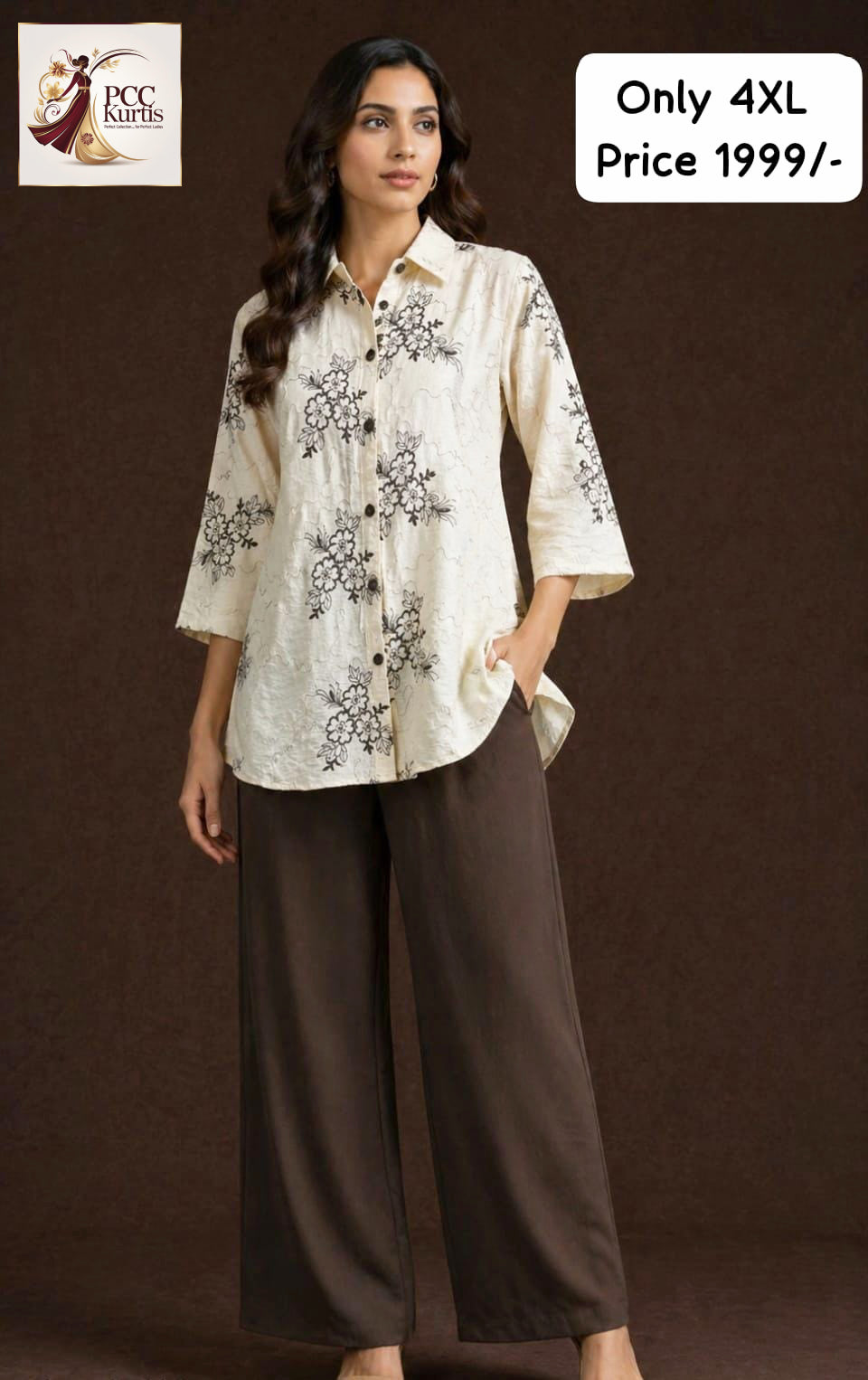 IMPORTED FABRIC CO-ORD SET WITH BAGGY PANTS (Ds. No - PCC1022)