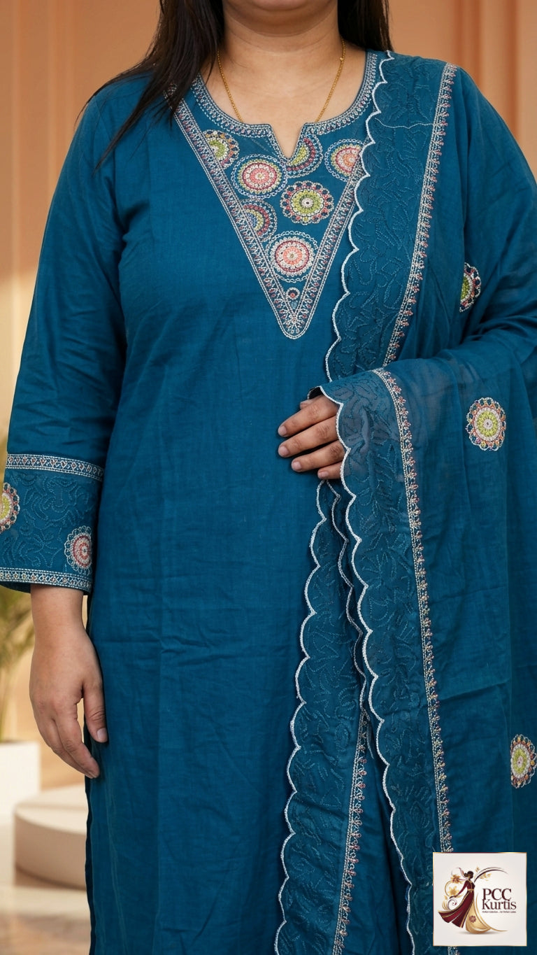 THREAD WORK PURE COTTON SET (Ds. No - PCC1031)