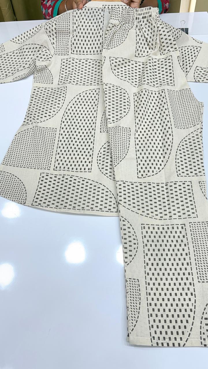 PREMIUM COTTON CO-ORD SET (Ds. No - PCC1068)