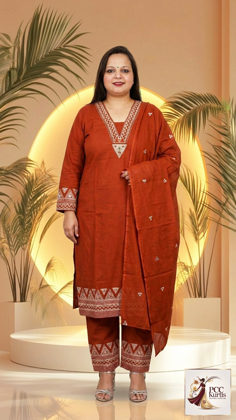 THREAD WORK PURE COTTON SET (Ds. No - PCC1014)