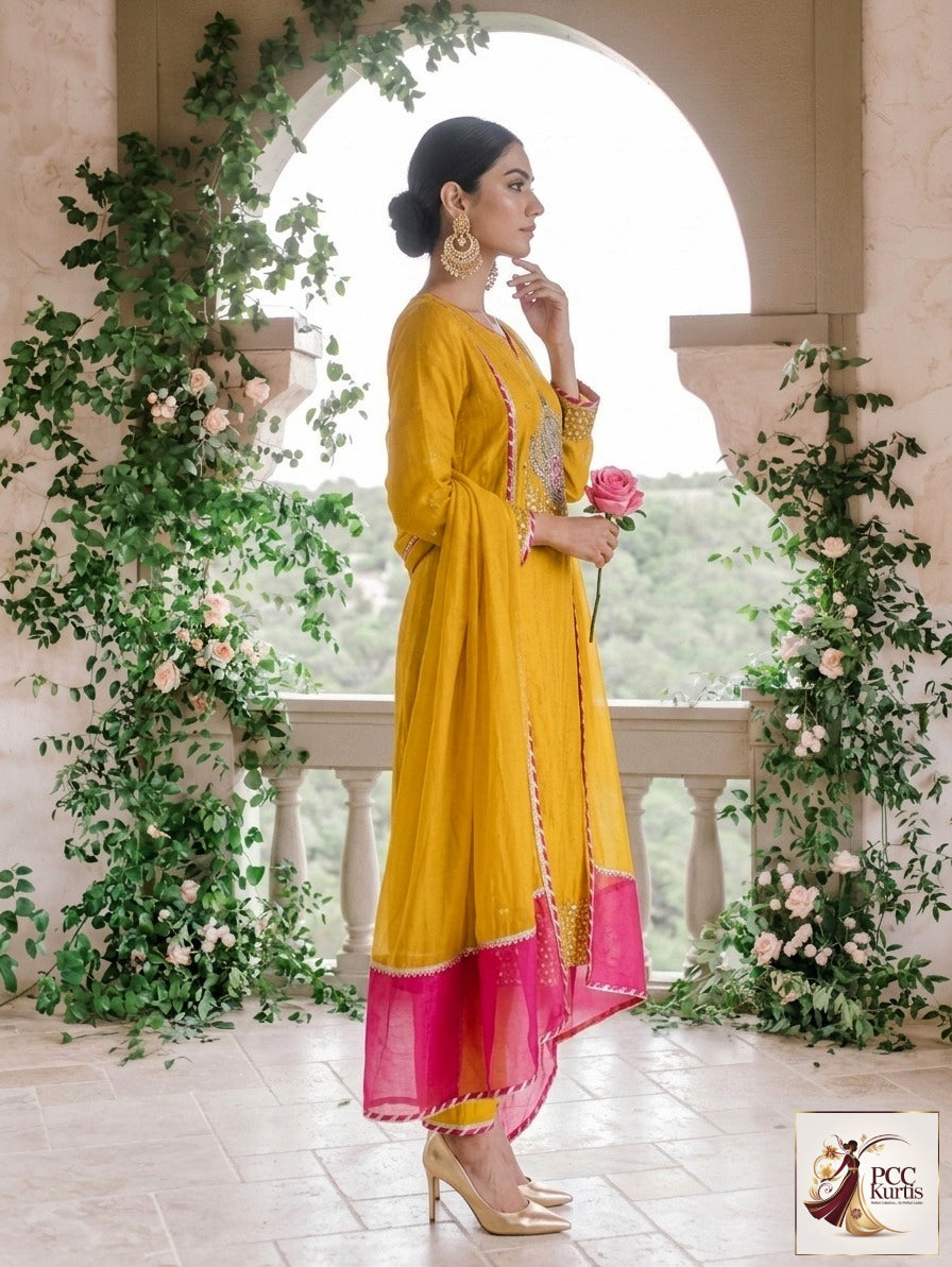 YELLOW COLOUR SMART DESIGNER SET (Ds. No - PCC1026)
