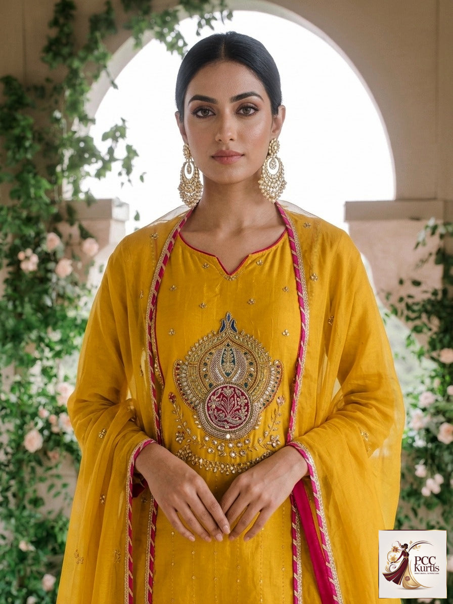 YELLOW COLOUR SMART DESIGNER SET (Ds. No - PCC1026)
