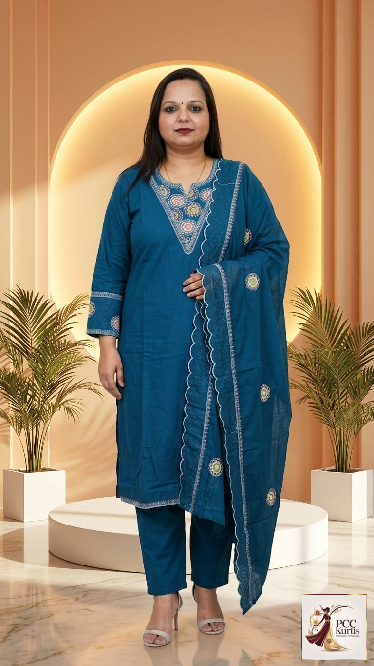 THREAD WORK PURE COTTON SET (Ds. No - PCC1031)