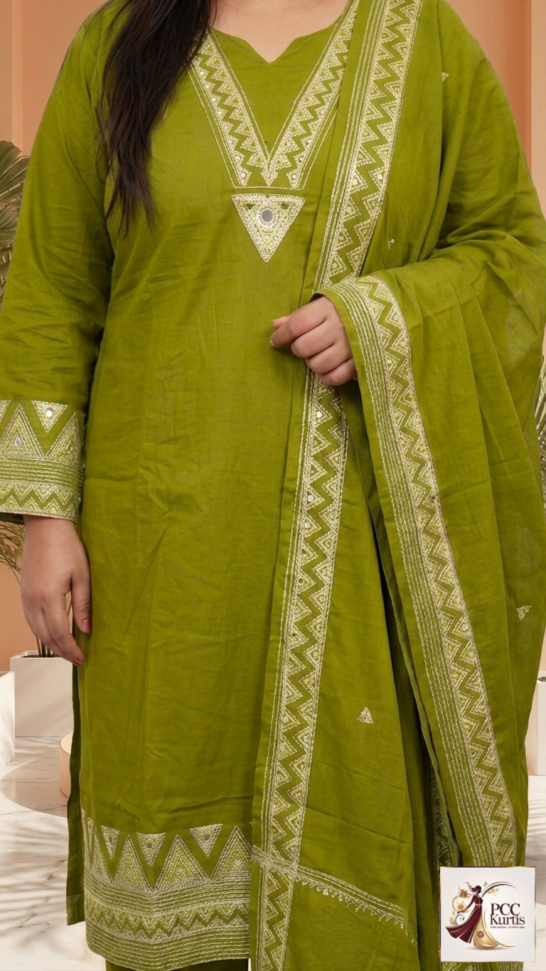 THREAD WORK PURE COTTON SET (Ds. No - PCC1032)