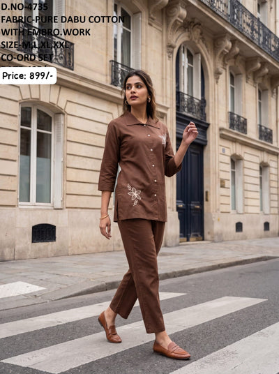 PURE COTTON CO-ORD SET (Ds. No - PCC1038)