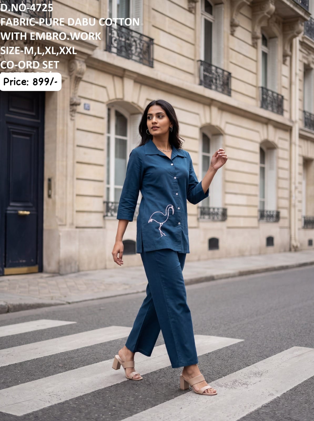 PURE COTTON CO-ORD SET (Ds. No - PCC1041)