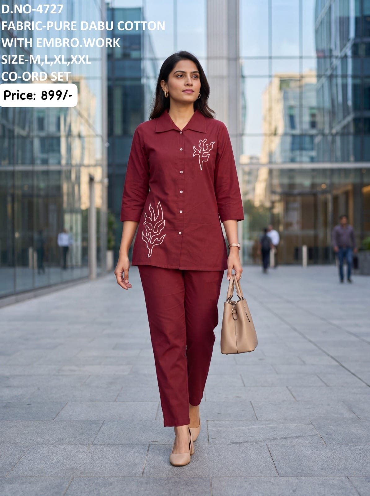 PURE COTTON CO-ORD SET (Ds. No - PCC1042)