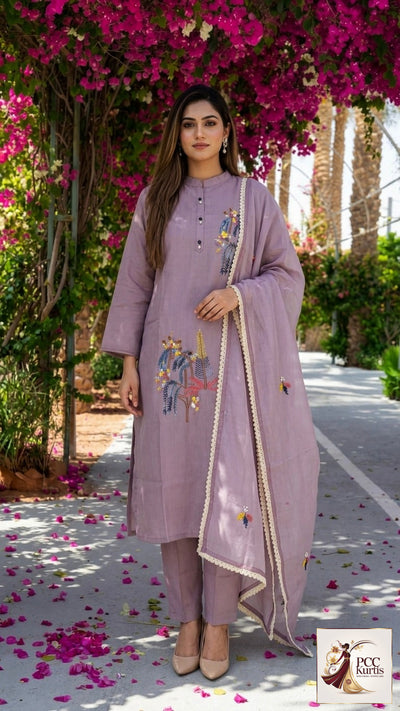 KURTI SET IN EMBRODARY WORK (Ds. No - PCC1049)