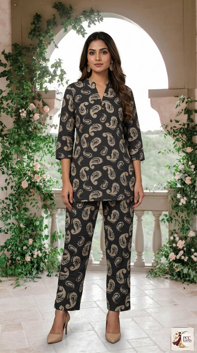 PRINTED CO-ORD SET (Ds. No - PCC1055)