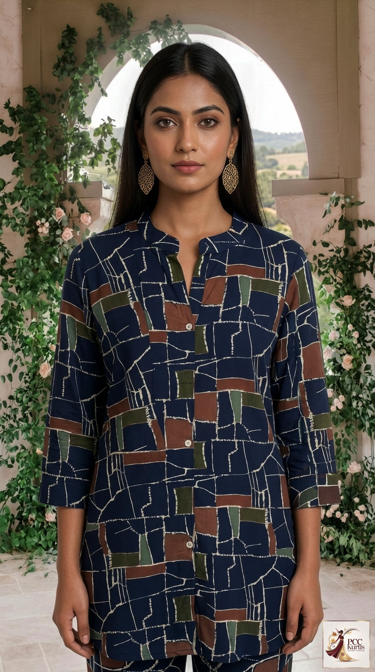 PRINTED CO-ORD SET (Ds. No - PCC1056)