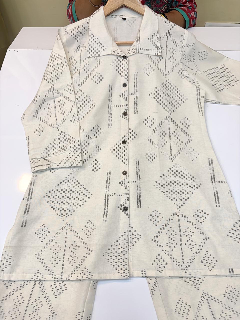 PREMIUM COTTON CO-ORD SET (Ds. No - PCC1068)