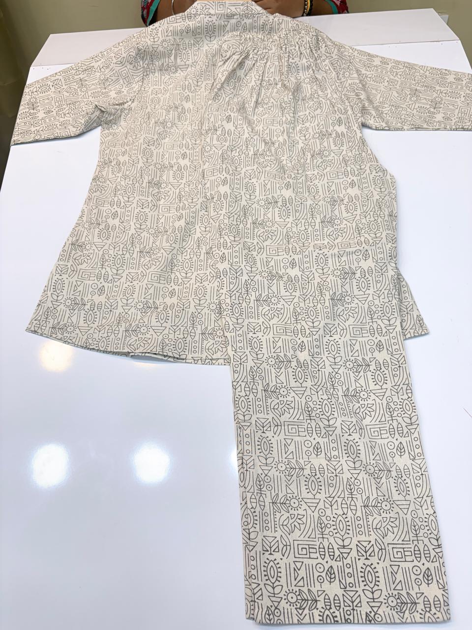 PREMIUM COTTON CO-ORD SET (Ds. No - PCC1068)