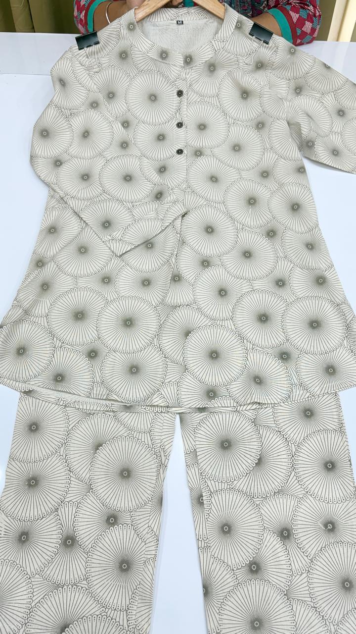 PREMIUM COTTON CO-ORD SET (Ds. No - PCC1068)