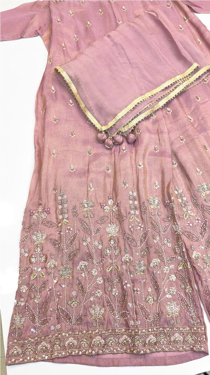 Blush Pink Elegance 3-Piece Set (Ds. No - PCC1059)