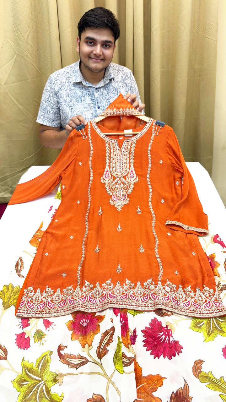 Saffron Grace Ethnic Wear Set (Ds. No - PCC1061)