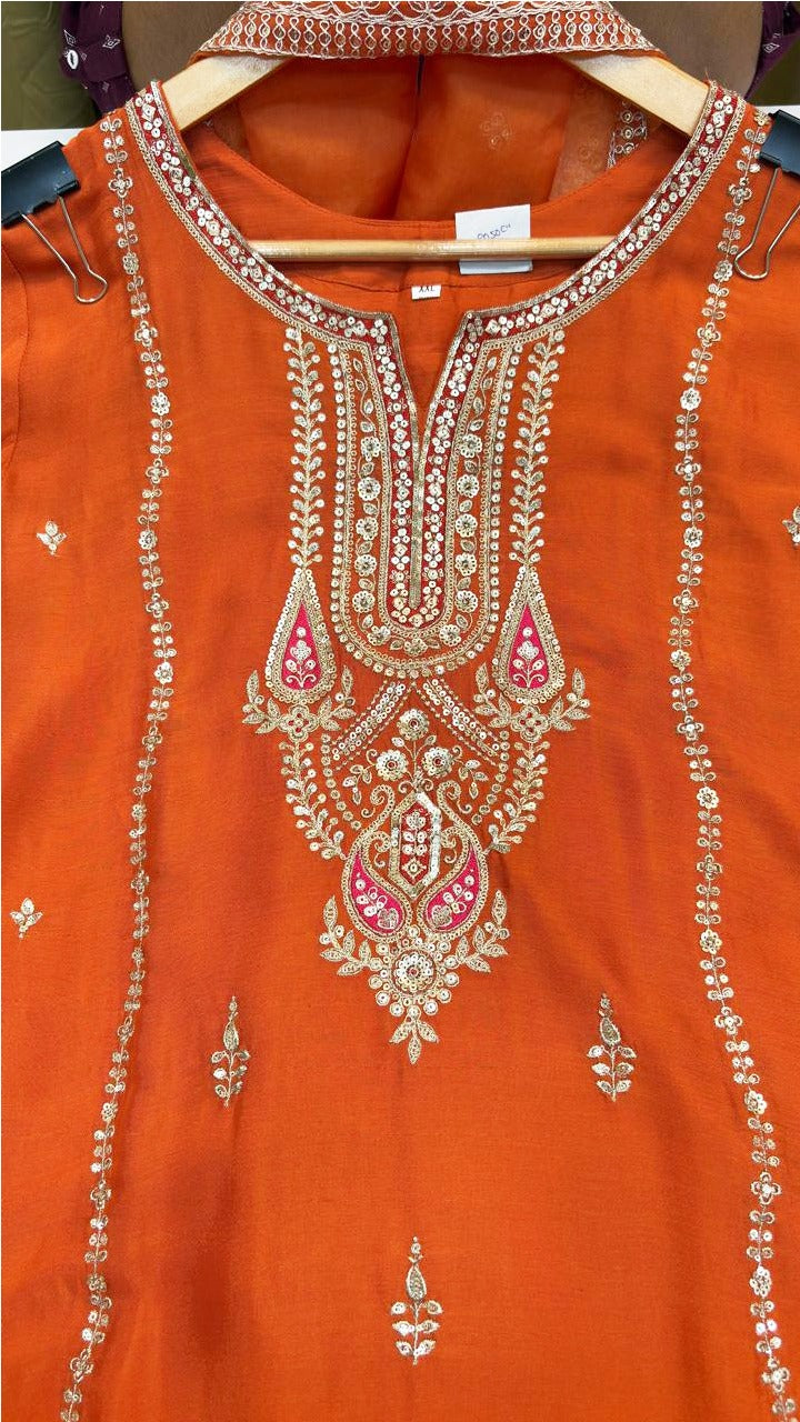 Saffron Grace Ethnic Wear Set (Ds. No - PCC1061)
