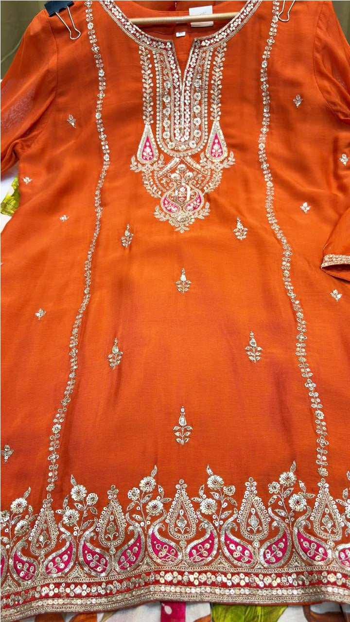Saffron Grace Ethnic Wear Set (Ds. No - PCC1061)